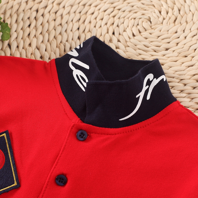 Áo Thun polo Chất Liệu cotton Thoải Mái Thời Trang Cho Bé Trai