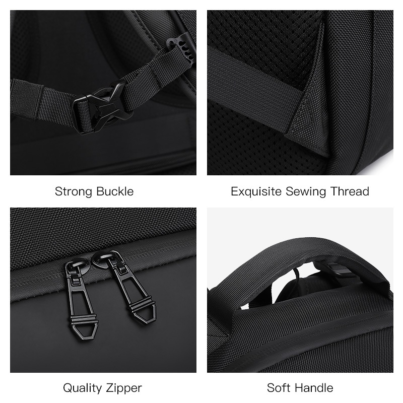 OZUKO Ba Lô oxford Chống Thấm Nước Thời Trang Dành Cho Nam