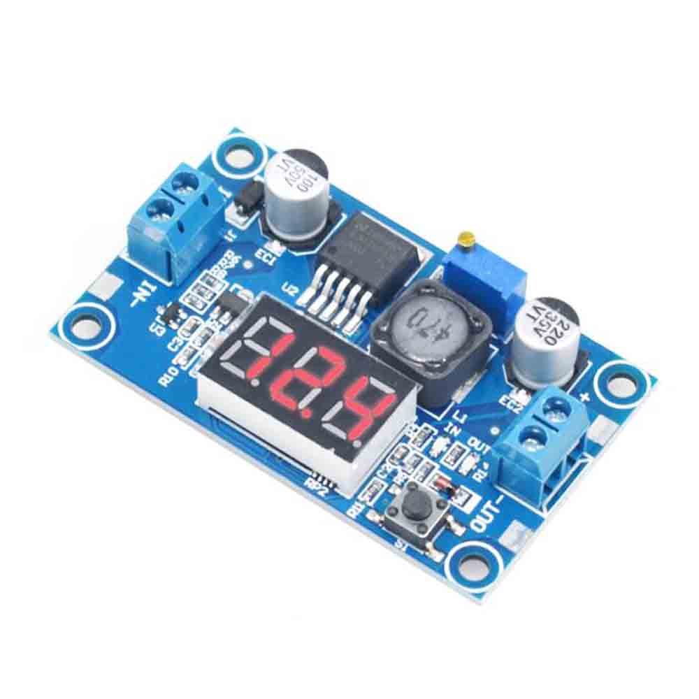 Mô Đun Giảm Áp LM2596 DC-DC Có Màn Hình Hiển Thị Vôn Kế Chuyên Dụng Chất Lượng Cao