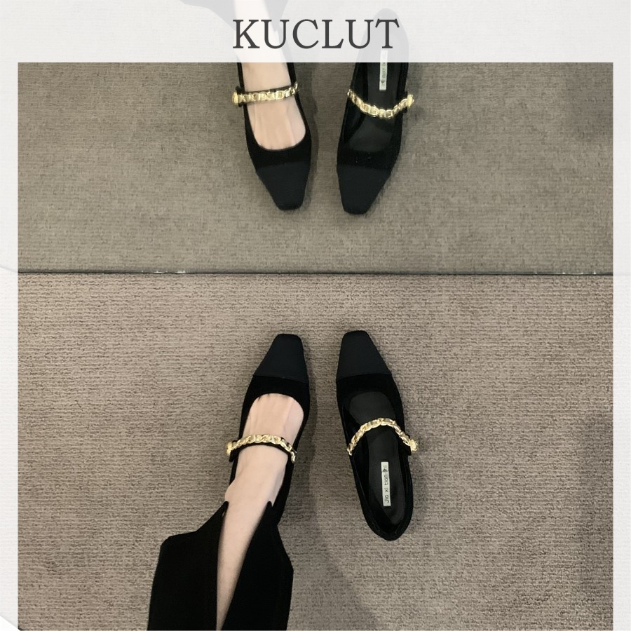 KUCLUT dép sandal nữ đế cao giày cao gót nữ đi chơi giày sandal Linh hoạt Thời trang Phối màu tinh tế Nổi bật FLF23B0L2I 46Z231115