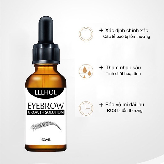 ⚡ GÌ CŨNG RẺ ⚡Serum dưỡng mày Tinh chất tăng trưởng lông mày Serum Kích Thích Mọc Râu Mọc Lông Mi Mọc Lông Mày 30ml giúp lông mày dày đẹp tự nhiên sau
