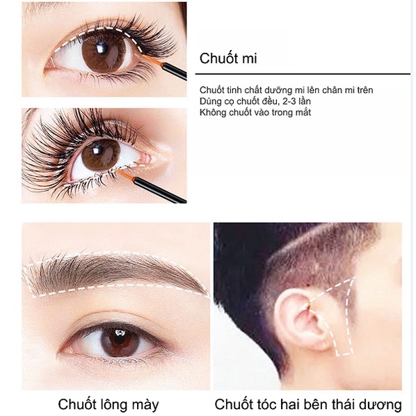 ⚡ GÌ CŨNG RẺ ⚡Serum dưỡng mày Tinh chất tăng trưởng lông mày Serum Kích Thích Mọc Râu Mọc Lông Mi Mọc Lông Mày 30ml giúp lông mày dày đẹp tự nhiên sau