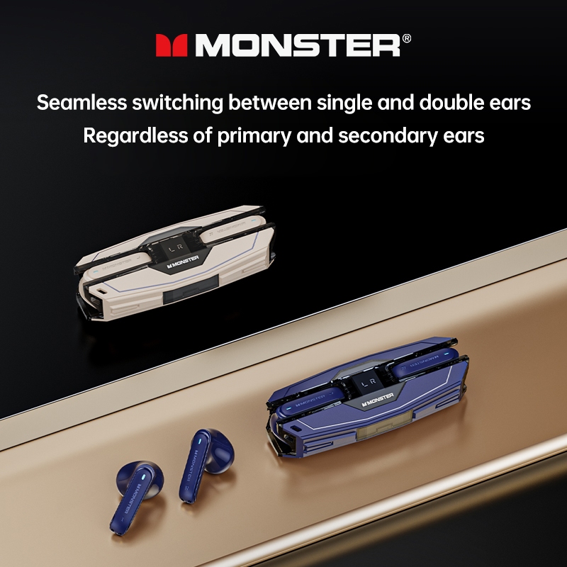 Tai Nghe Bluetooth Monster XKT08 PRO Âm Thanh hifi Sống Động Chất Cao Gọi Điện Thoại