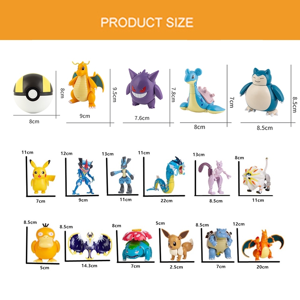 1 Cái Đồ Chơi Chính Hãng Bỏ Túi Bộ Pokemon Pikachu Quái Vật Nhân Vật Hành Động Trò Chơi Chọc Mô Hình Đồ Chơi Trẻ Em