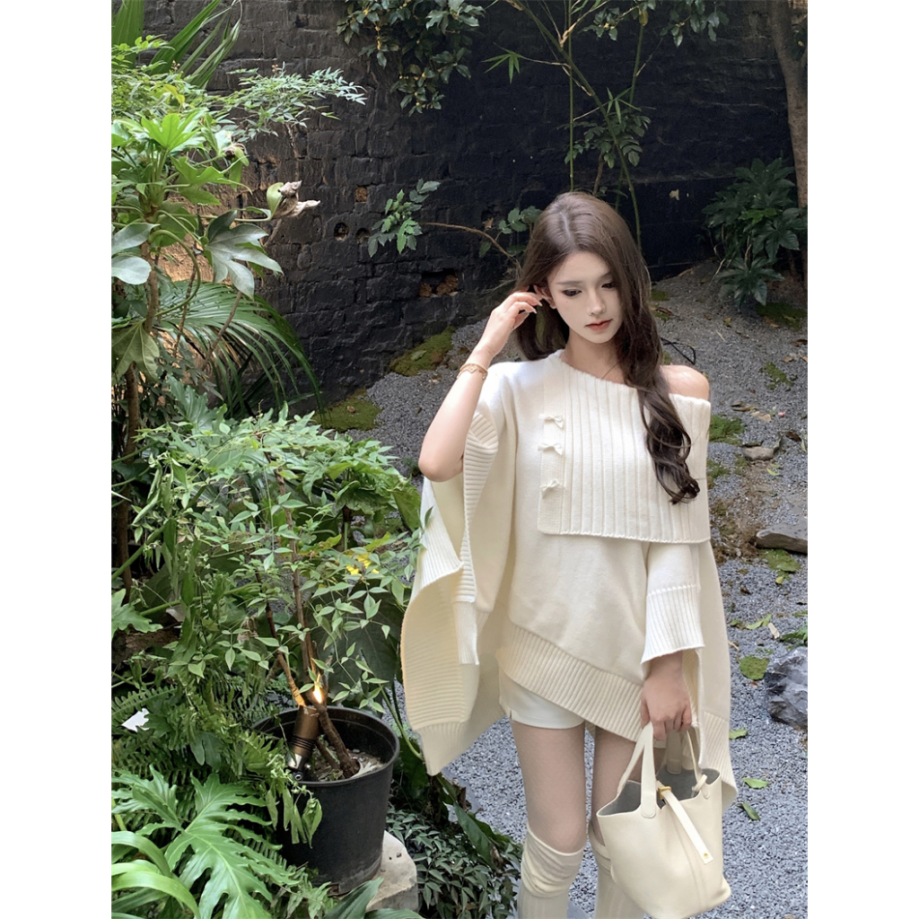 Kumikumi Áo Choàng Dệt Kim Dáng Rộng Thời Trang Cho Nữ