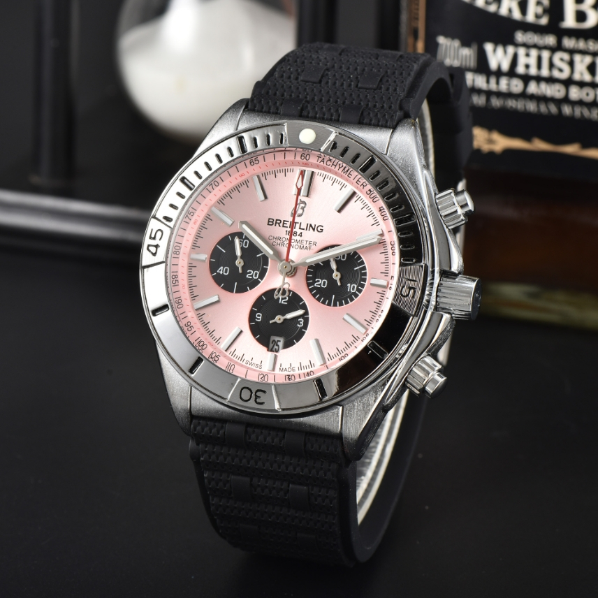 Breitling Đồng Hồ Thạch Anh Thời Trang Cá Tính Cho Nam