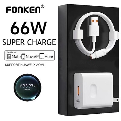 Dây Cáp Sạc Nhanh qc usb type-c 6a Cho xiaomi huawei oppo fonken pd66w
