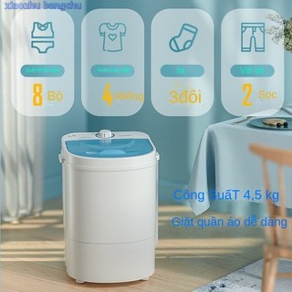 Máy giặt mini XIAOZHUBANGCHU thùng đơn bán tự động cho gia đình mẹ và bé