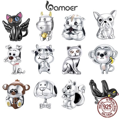 Bamoer Mặt Dây Chuyền Bạc 925 Hình Động Vật Đáng Yêu