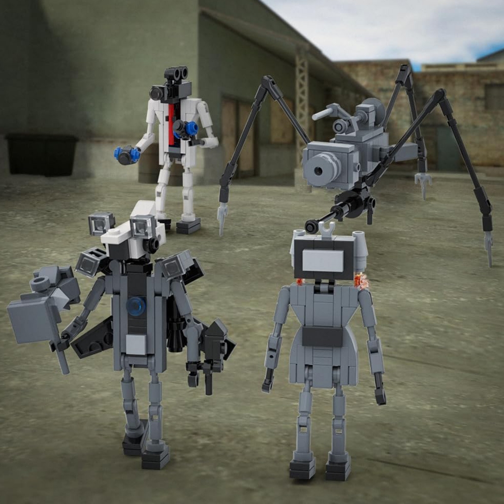 Đồ Chơi Khối Xây Dựng titan tvman v2