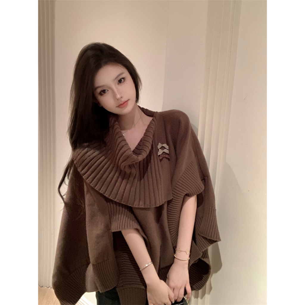 Kumikumi Áo Choàng Dệt Kim Dáng Rộng Thời Trang Cho Nữ