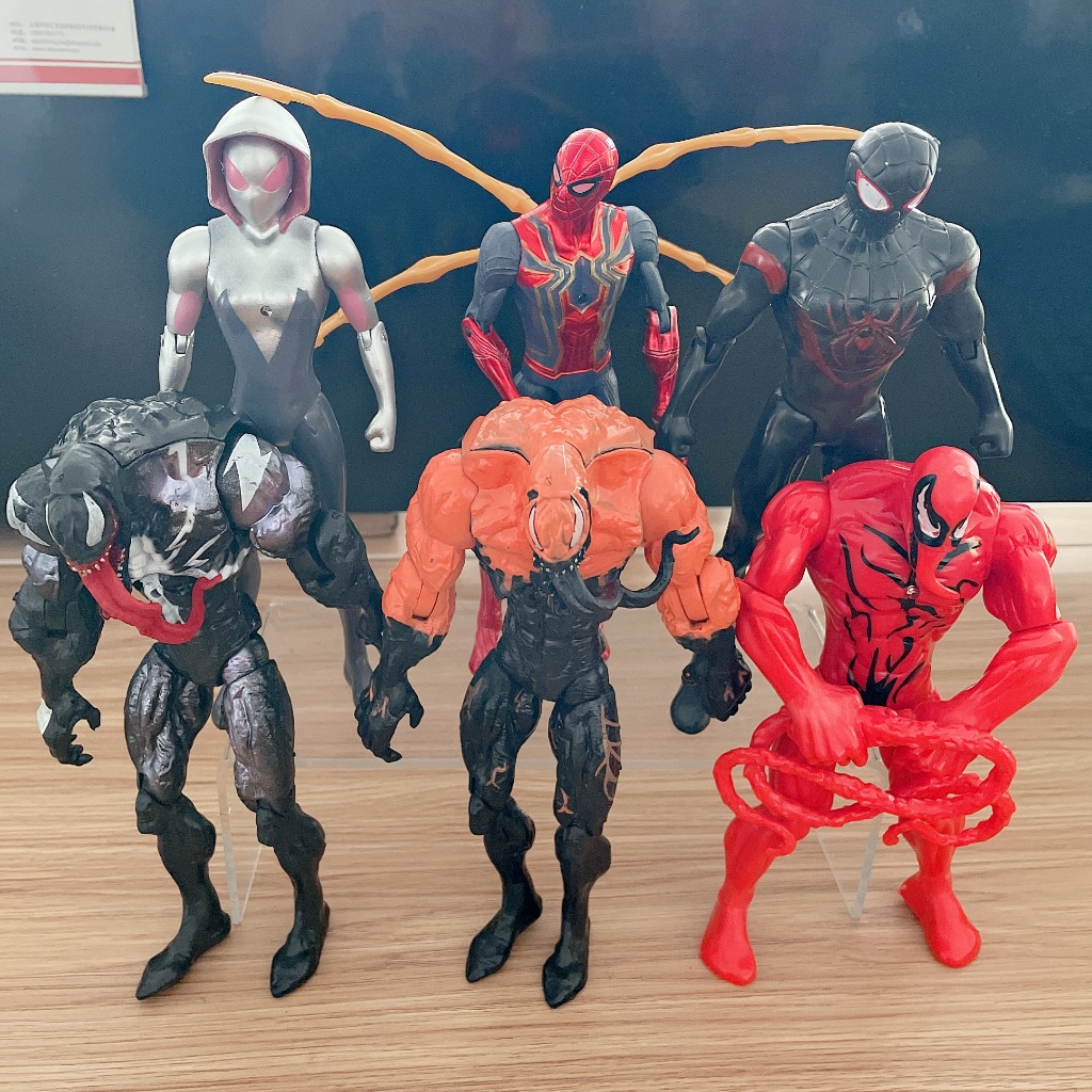 Set 6 Mô Hình Nhân Vật Siêu Anh Hùng marvel 16cm
