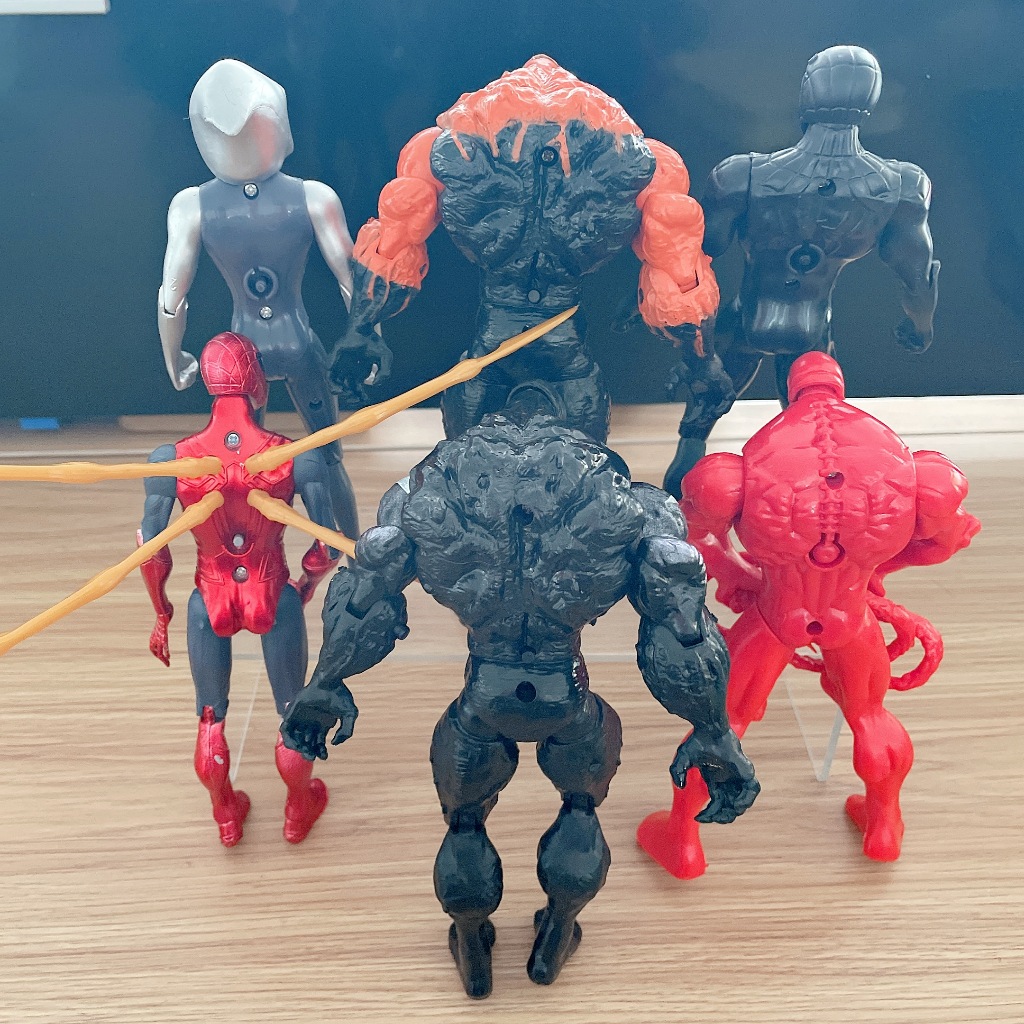 Set 6 Mô Hình Nhân Vật Siêu Anh Hùng marvel 16cm