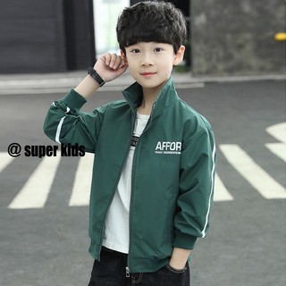 SUPER KIDS Áo Khoác Hoodie Hai Lớp Thời Trang Cho Bé Trai