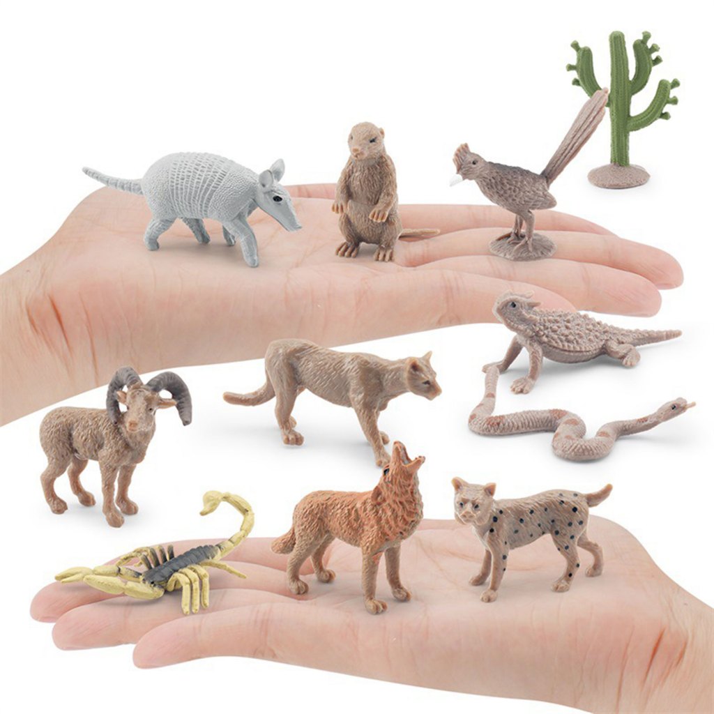 Set 11 Mô Hình Động Vật Sa Mạc Đồ Chơi Cho Bé