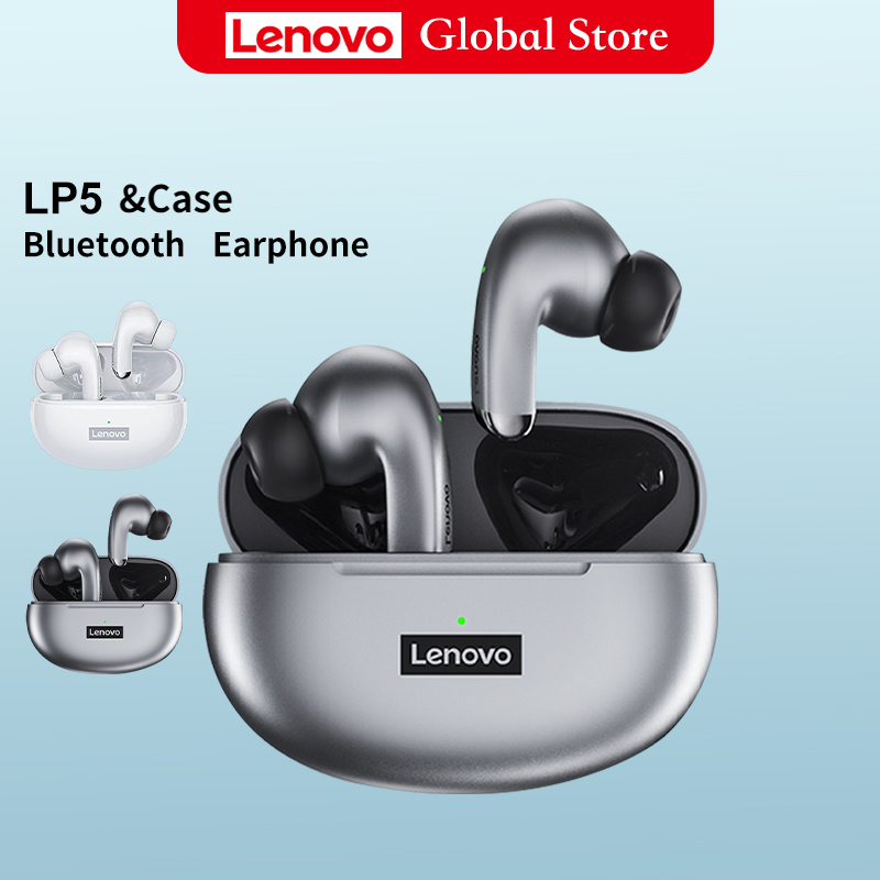 Tai nghe Bluetooth không dây Tai nghe chơi game Lenovo LP5 micro chơi tập thể thao ipx5 Bluetooth 5.0