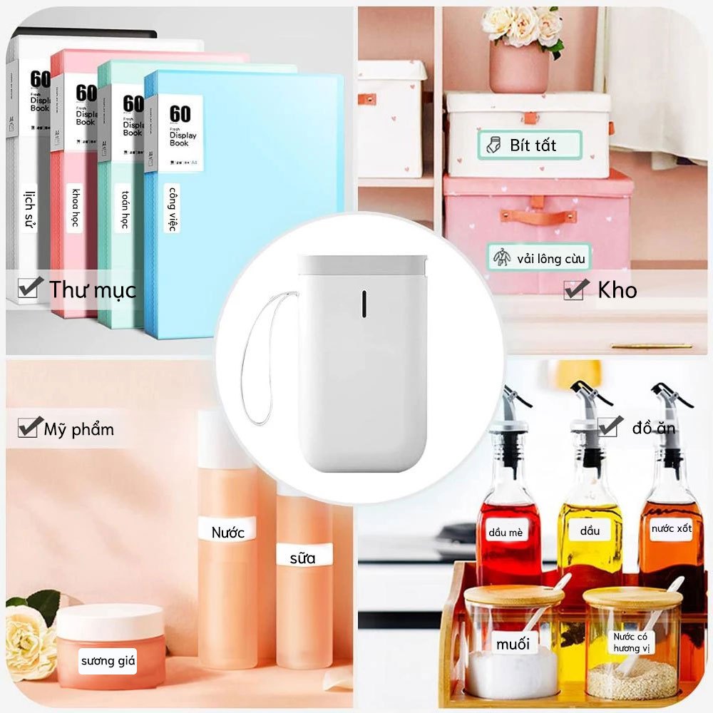 Nhãn Dán Tên Bằng Giấy Chống Nước Phân Loại Cho Máy In Nimbot D11 / D101 / D110 / Nimbot D110 D11 D101