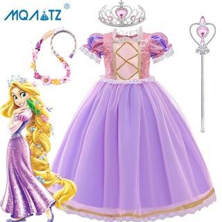 Mqatz Đầm Hóa Trang Công Chúa Mùa Hè Cho Bé Gái 2-10 Tuổi smr028