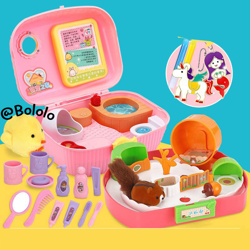 Bộ đồ chơi ngôi nhà gà con dễ thương dành cho trẻ em