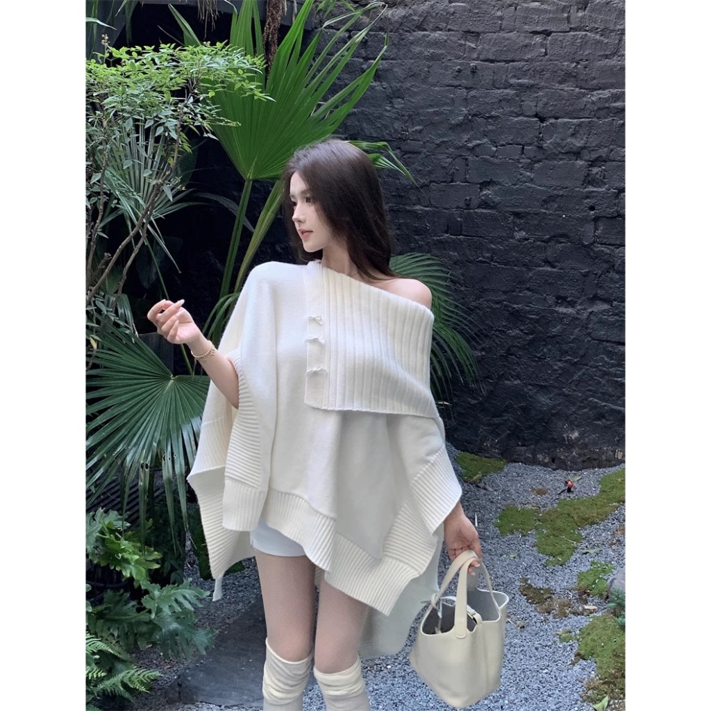 Kumikumi Áo Choàng Dệt Kim Dáng Rộng Thời Trang Cho Nữ