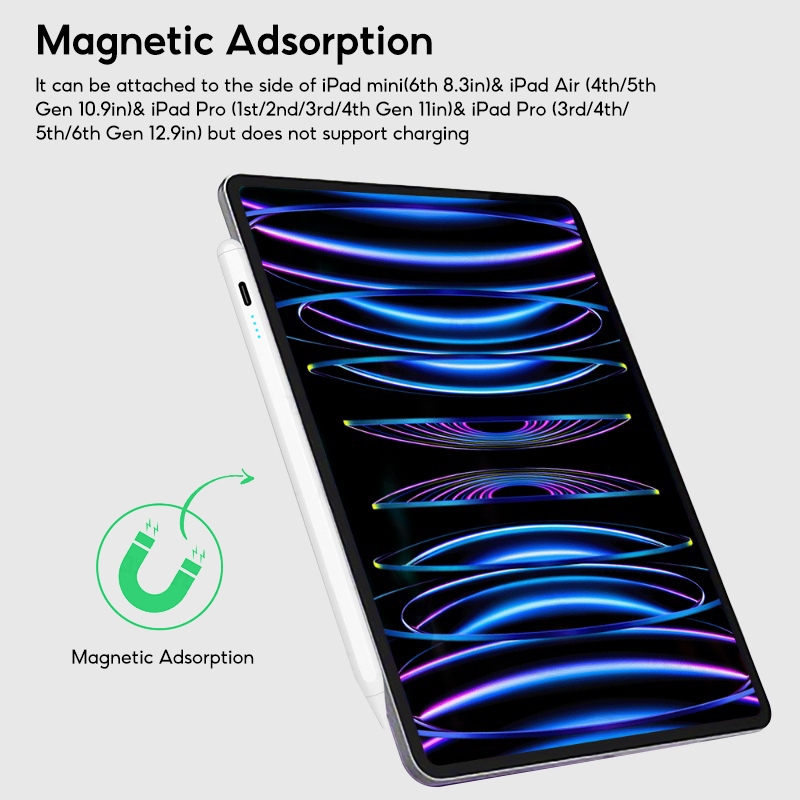 Bút Cảm Ứng iPad 2022 2021 2020 2019 2018 Pro Air Mini Có Màn Hình Hiển Thị