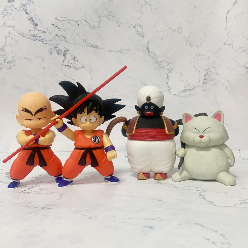 Mô Hình Nhân Vật son goku kuririn chiaotzu Uronilaf mr bobo Krin-sama Bằng pvc 14-21cm Trang Trí Bàn Làm Việc