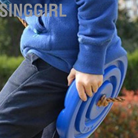 RisingGirl Đu quay cây đĩa nhựa nặng với dây PE cho trẻ em Thiết bị vui chơi ngoài trời