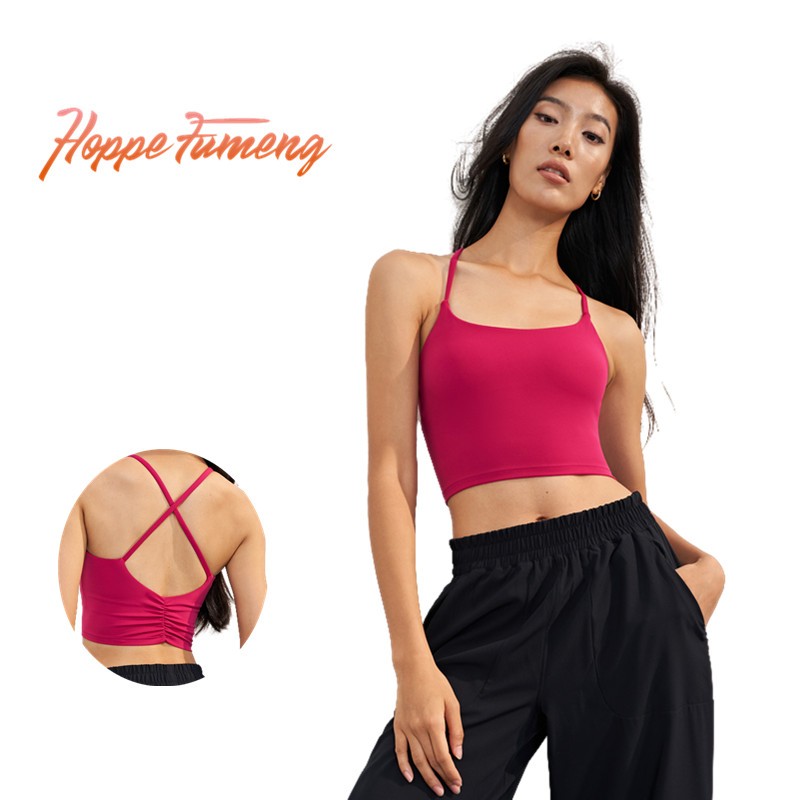 Áo Ngực Thể Thao Có Mút Đệm Phong Cách Hip hoppe fumeng Hàng Mới Bán Chạy Dành Cho Bạn Nữ Mặc Tập yoga