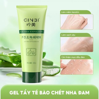 CODE Gel tẩy tế bào chết dưỡng da tươi trẻ trắng sáng 60g tinh chất lô hội tự nhiên