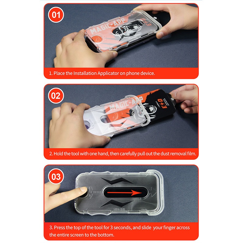 Kính Cường Lực hd Bảo Vệ Toàn Màn Hình Chống Dấu Vân Tay Cho iphone 15 / iphone 15 pro / iphone 15 pro max