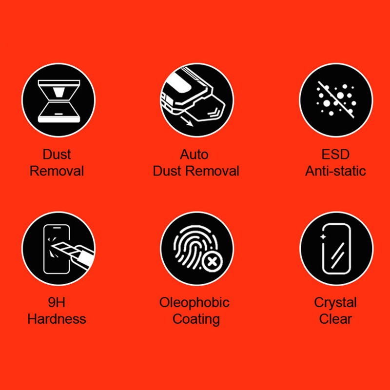 Kính Cường Lực hd Bảo Vệ Toàn Màn Hình Chống Dấu Vân Tay Cho iphone 15 / iphone 15 pro / iphone 15 pro max