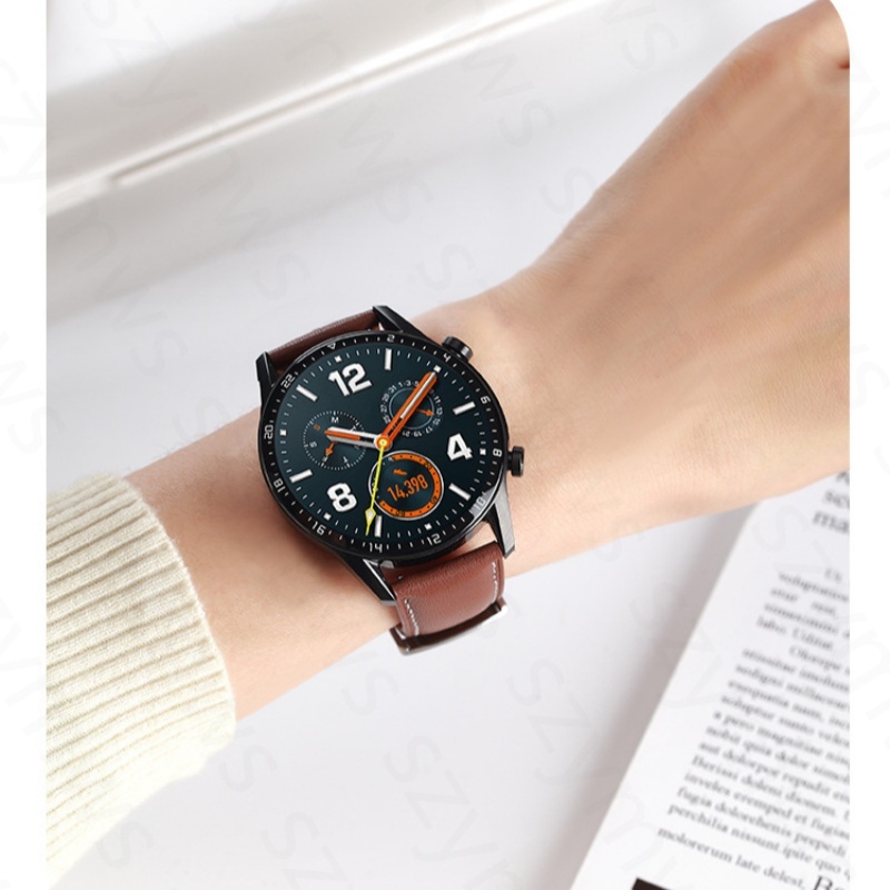 Dây Da 22mm Thay Thế Cho Đồng Hồ Thông Minh huawei gt4 46mm gt3 pro gt2e 22mm gt 4 3pro 2e