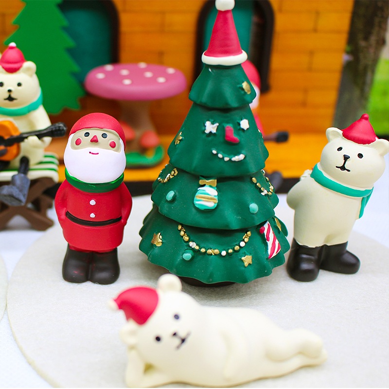 Decole D99-11 Cửa Hàng Tạp Hóa Nhật Bản❤Album Ảnh Hình Gấu Trắng Sáng Tạo Dùng Làm Quà Tặng Giáng Sinh