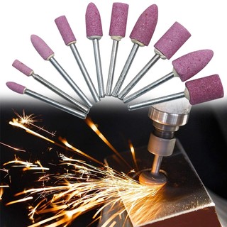 10 chiếc đánh bóng đá mài đầu nhám gắn cho dremel rotary dụng cụ điện điện đá mài bánh xe phụ kiện dremel