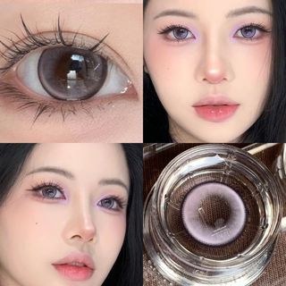 1 Cặp Ống Kính Irislens 14.5mm Cho Trang Điểm Mắt To Tròng Bình Thường