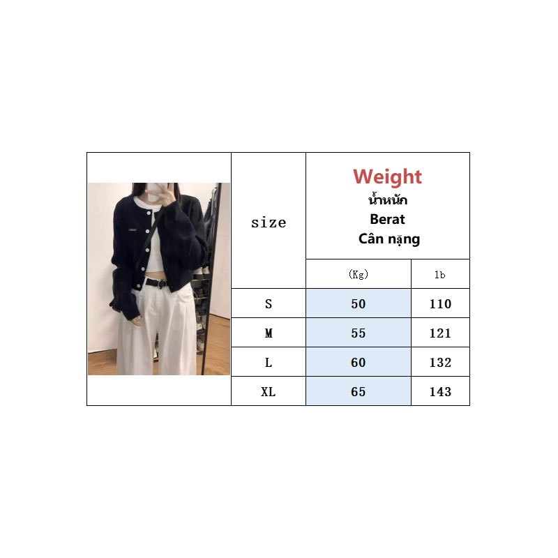 ESEA Áo Khoác cardigan Dệt Kim Tay Dài Màu Trắng Đen Thời Trang Cho Nữ