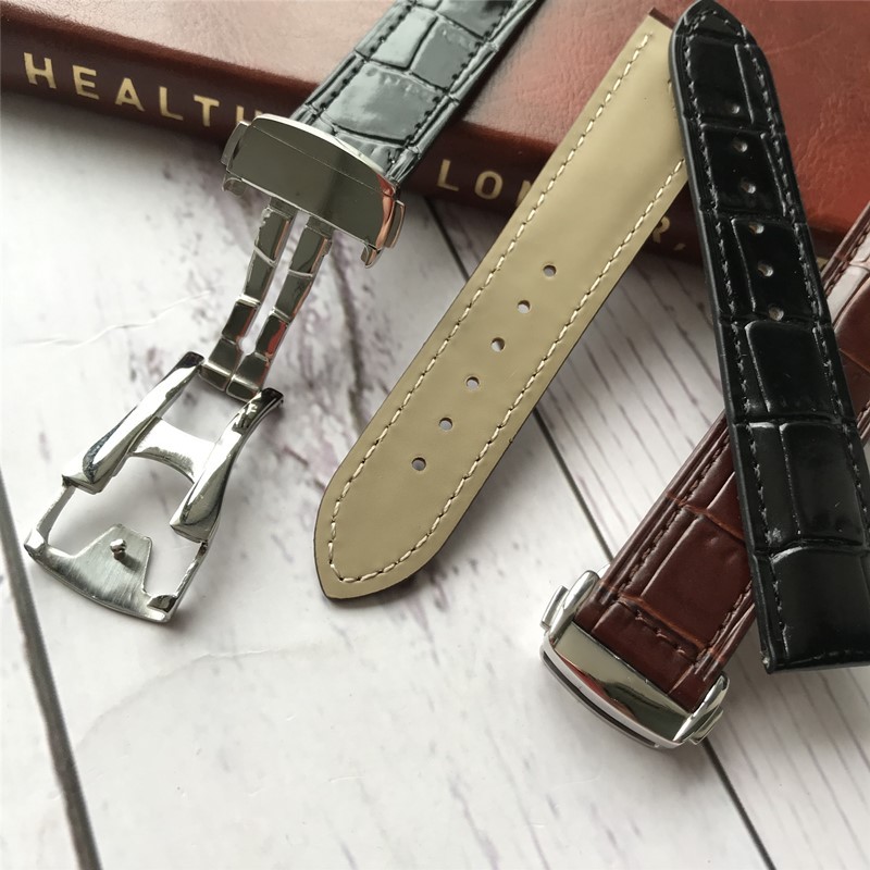 Substitute omega Dây Đeo Đồng Hồ Bằng Da Thật Cho Nam Nữ omega defei