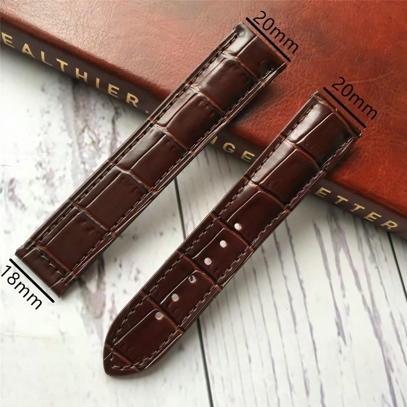 Substitute omega Dây Đeo Đồng Hồ Bằng Da Thật Cho Nam Nữ omega defei