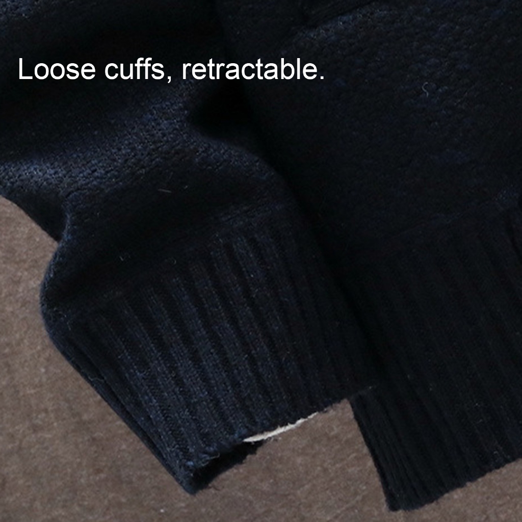 Thời trang dạo phố áo len cardigan màu khối dệt kim áo len cardigan dệt kim cho văn phòng