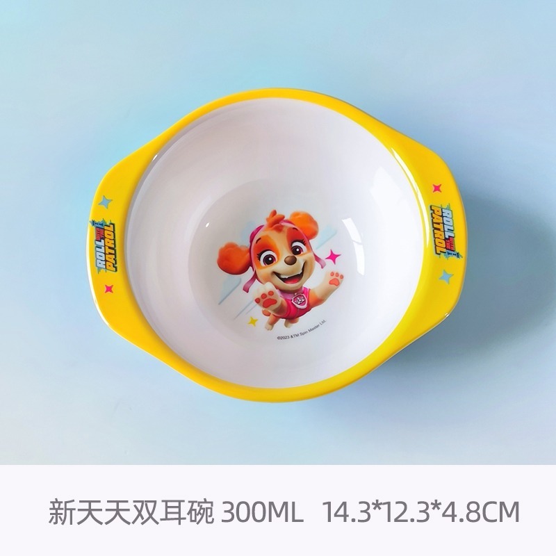 Muỗng ăn hình hoạt hình, Bát Ăn Dặm,Bộ đồ ăn cho bé hình chú chó cứu hộ Paw Patrol