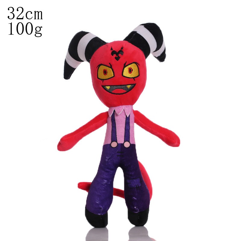 Thú Nhồi Bông Hình Nhân Vật Hoạt Hình helluva boss demon bilitzo moxxie & milie loonie fizzarolli 30-32cm