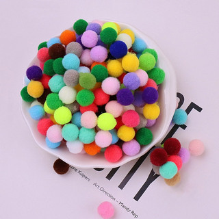 Set 20 Quả pompom Mềm 30mm Làm Đồ Chơi Cho Bé