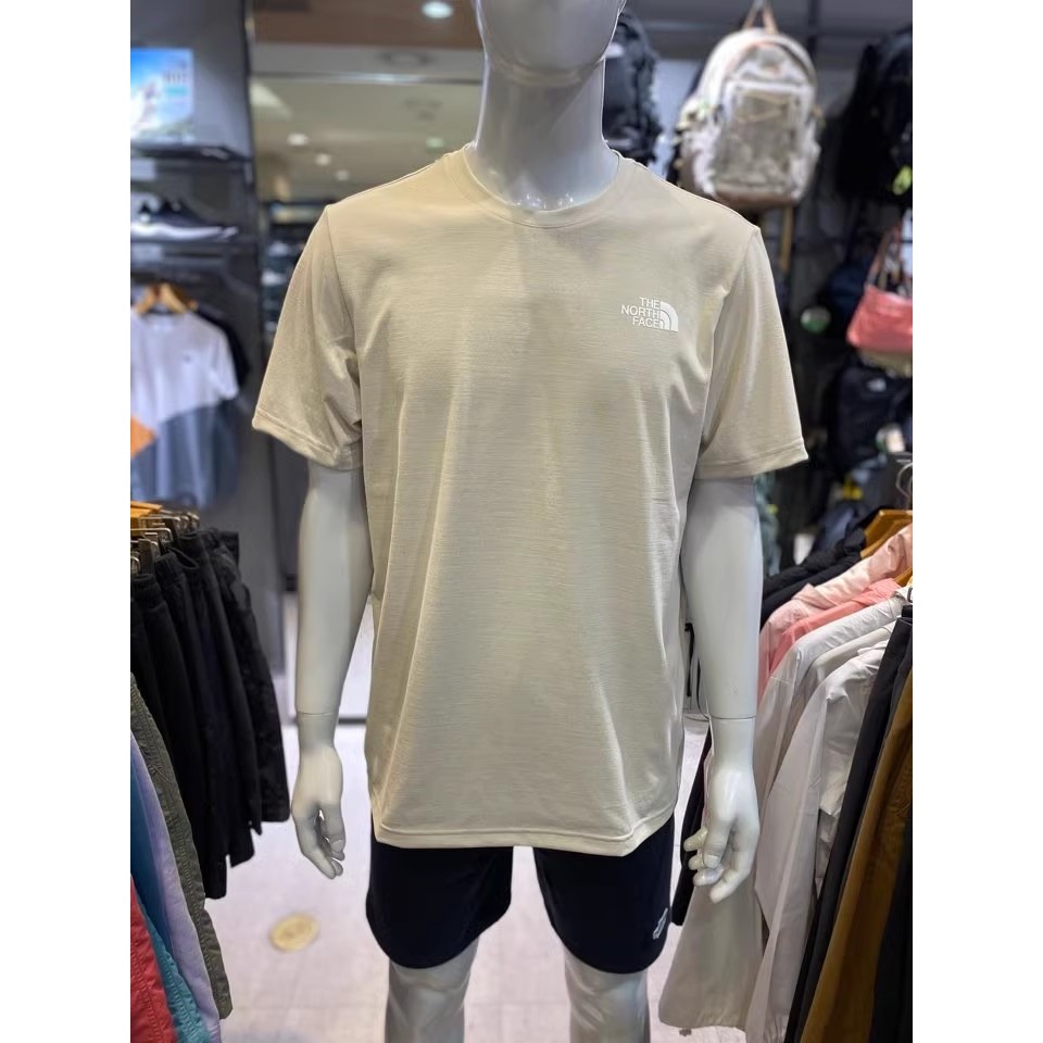 Áo Thun Thể Thao Tay Ngắn In Nhãn Lớn Kiểu Bắc Âu Họa Tiết Rằn Ri Cá Tính Cho Các Cặp Đôi