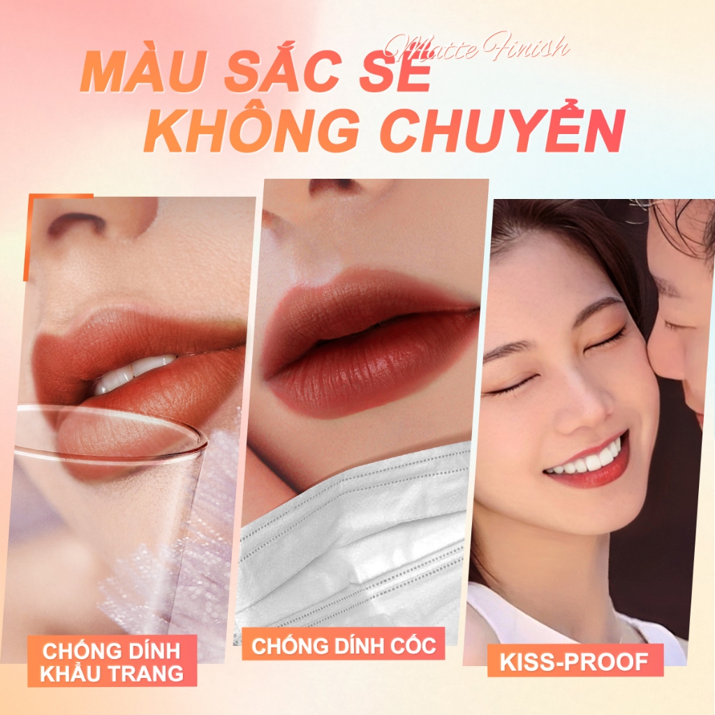 SACE LADY Son tint Lì Lâu Trôi 24h Chống Thấm Nước