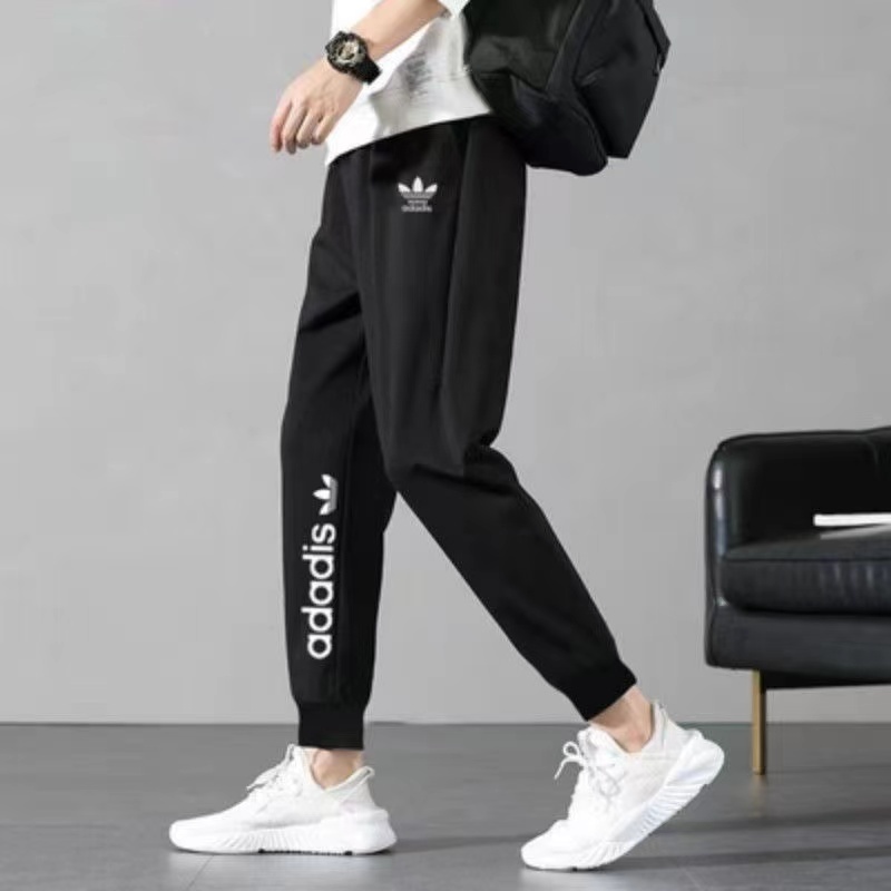 Quần Dài Thể Thao Dáng Rộng Phối Dây Rút Thời Trang Cá Tính Cho Nam