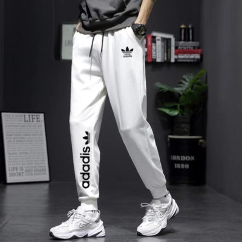 Quần Dài Thể Thao Dáng Rộng Phối Dây Rút Thời Trang Cá Tính Cho Nam