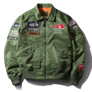 Áo Khoác bomber Phong Cách Quân Đội Cá Tính Cho Nam