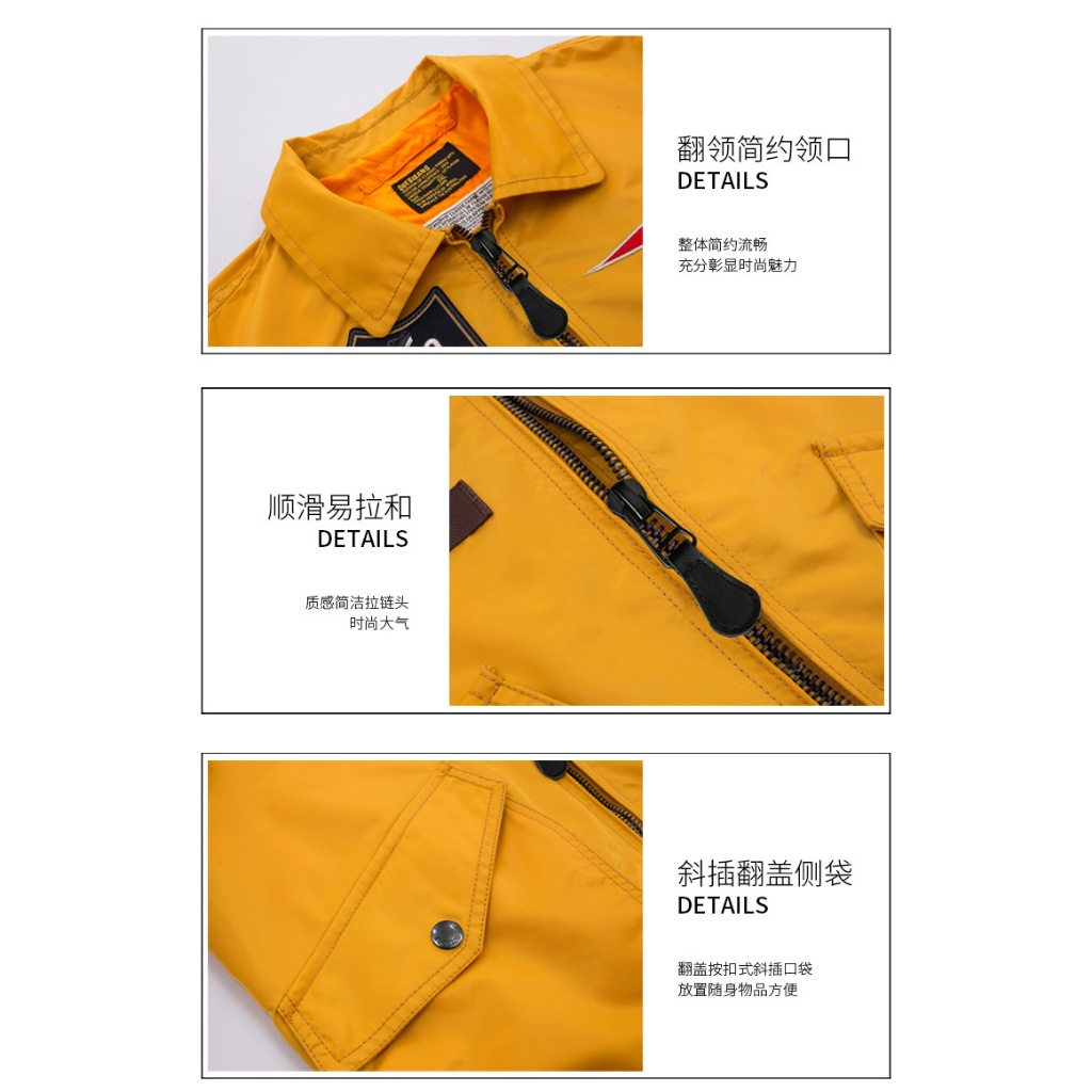 Áo Khoác bomber Phong Cách Quân Đội Cá Tính Cho Nam