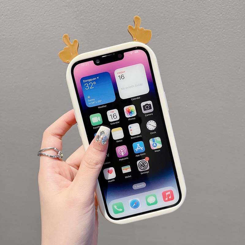 Ốp Điện Thoại Silicon Mềm Hình Thú Hoạt Hình Cho iphone 14 pro max 15 14 13 12 15 pro max 15 + 14 pro 14 + 13 pro max