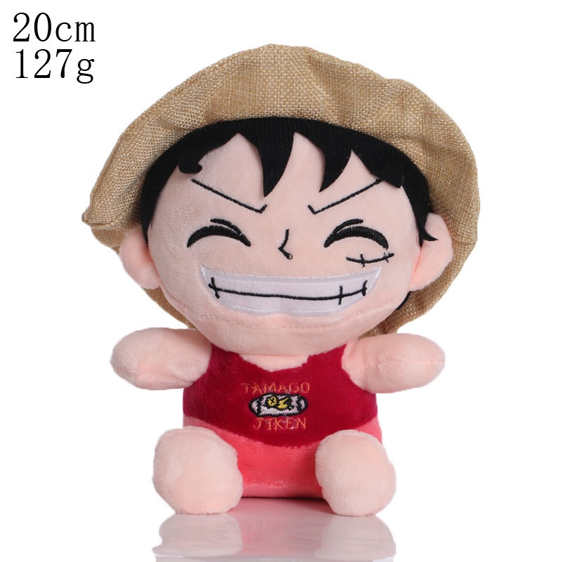 Thú Nhồi Bông Mềm Mại Hình Nhân Vật Phim one piece 14-20cm